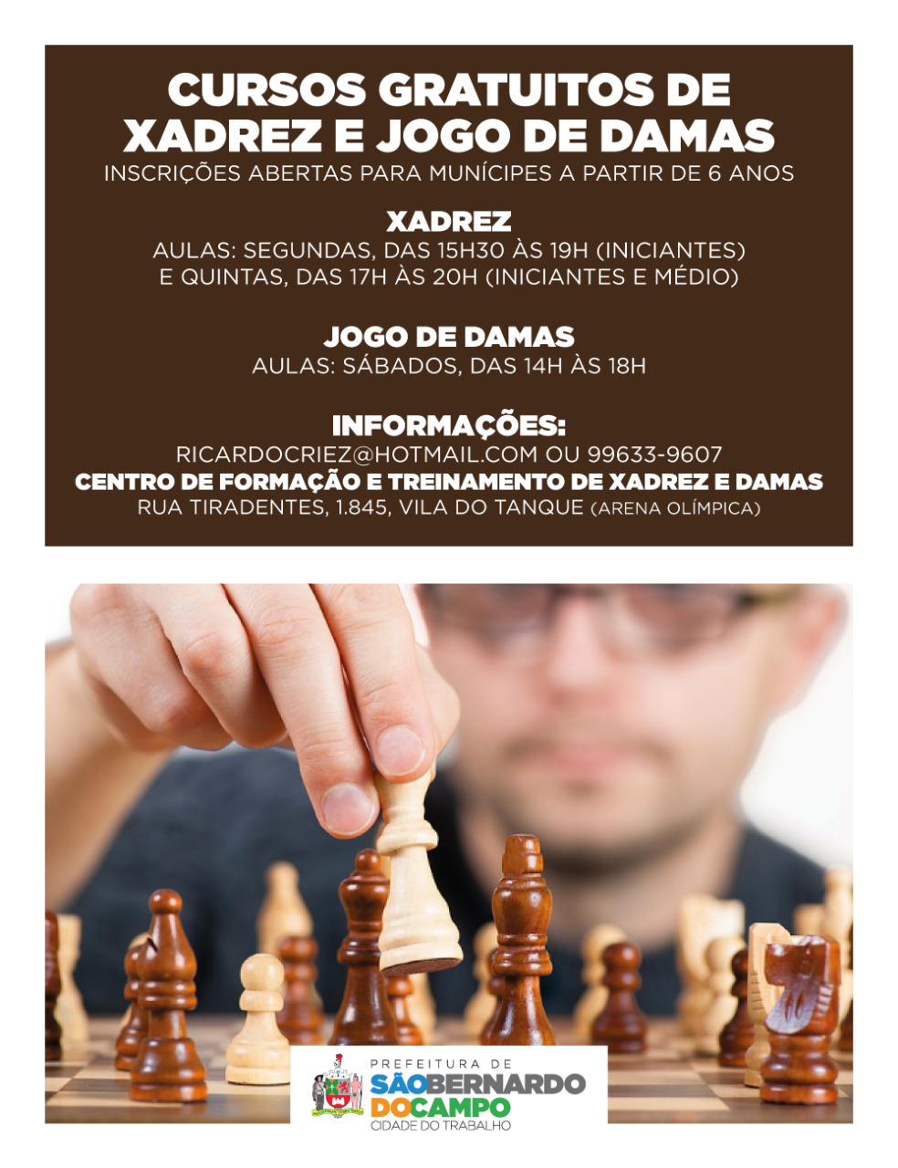 Curso gratuito de Xadrez - Avançado grátis - Curso online de
