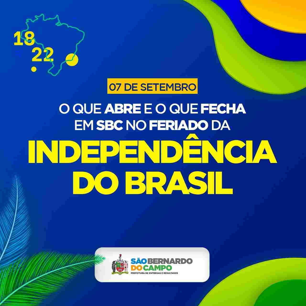 Postos do Poupatempo estarão fechados no feriado da Independência