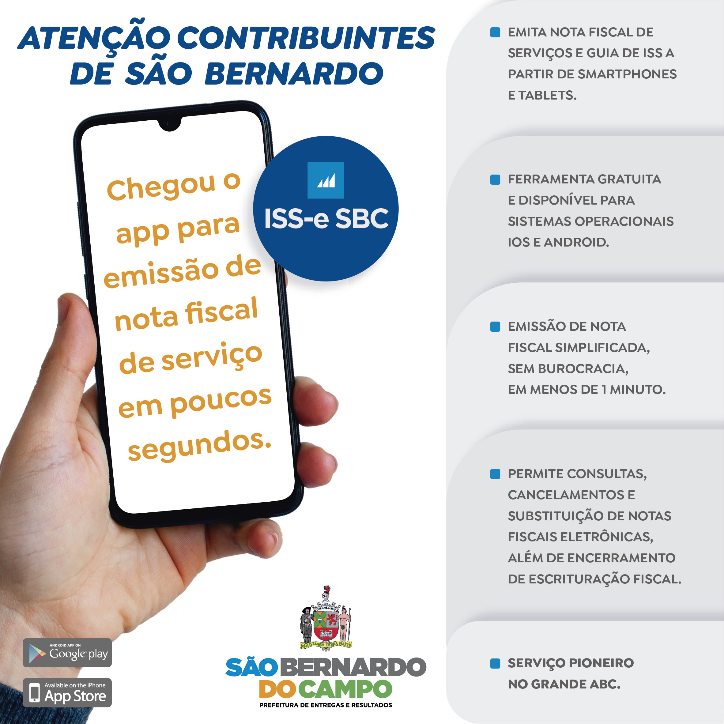 banner app emissão de nota fiscal