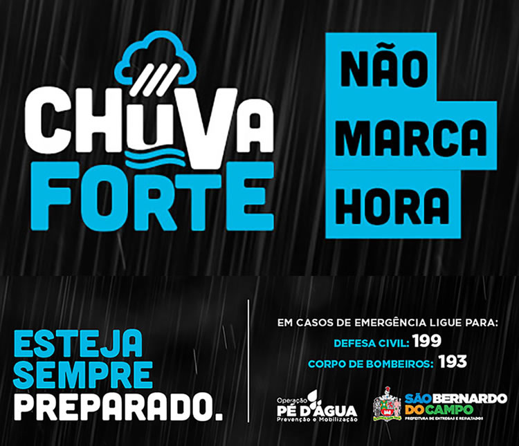 campanha chuva forte