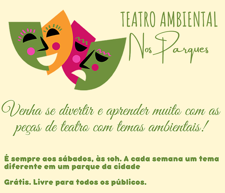 teatro ambiental nos parques