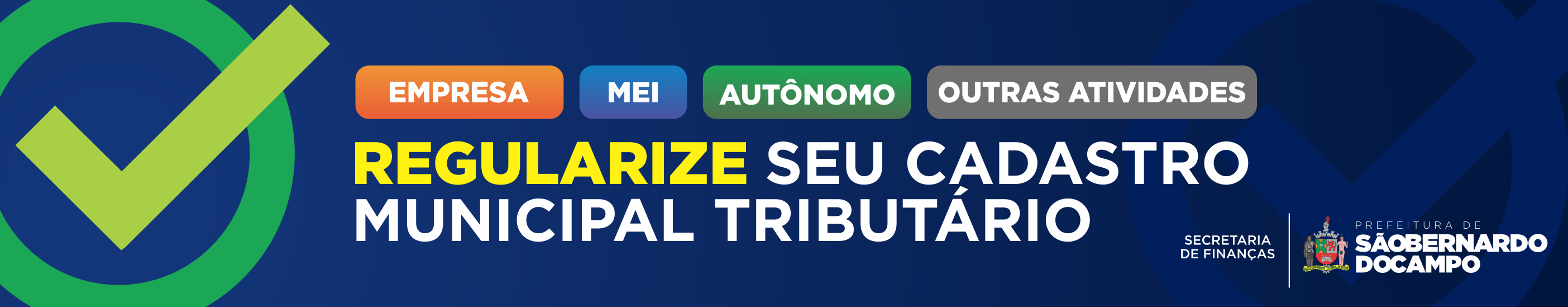 Regularize seu cadastro