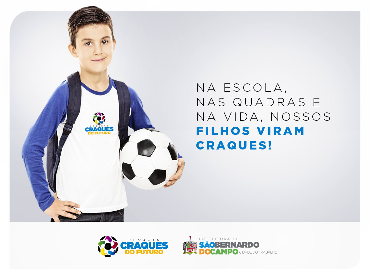 Projeto craques bom de bola/ escolinha de futebol de campo